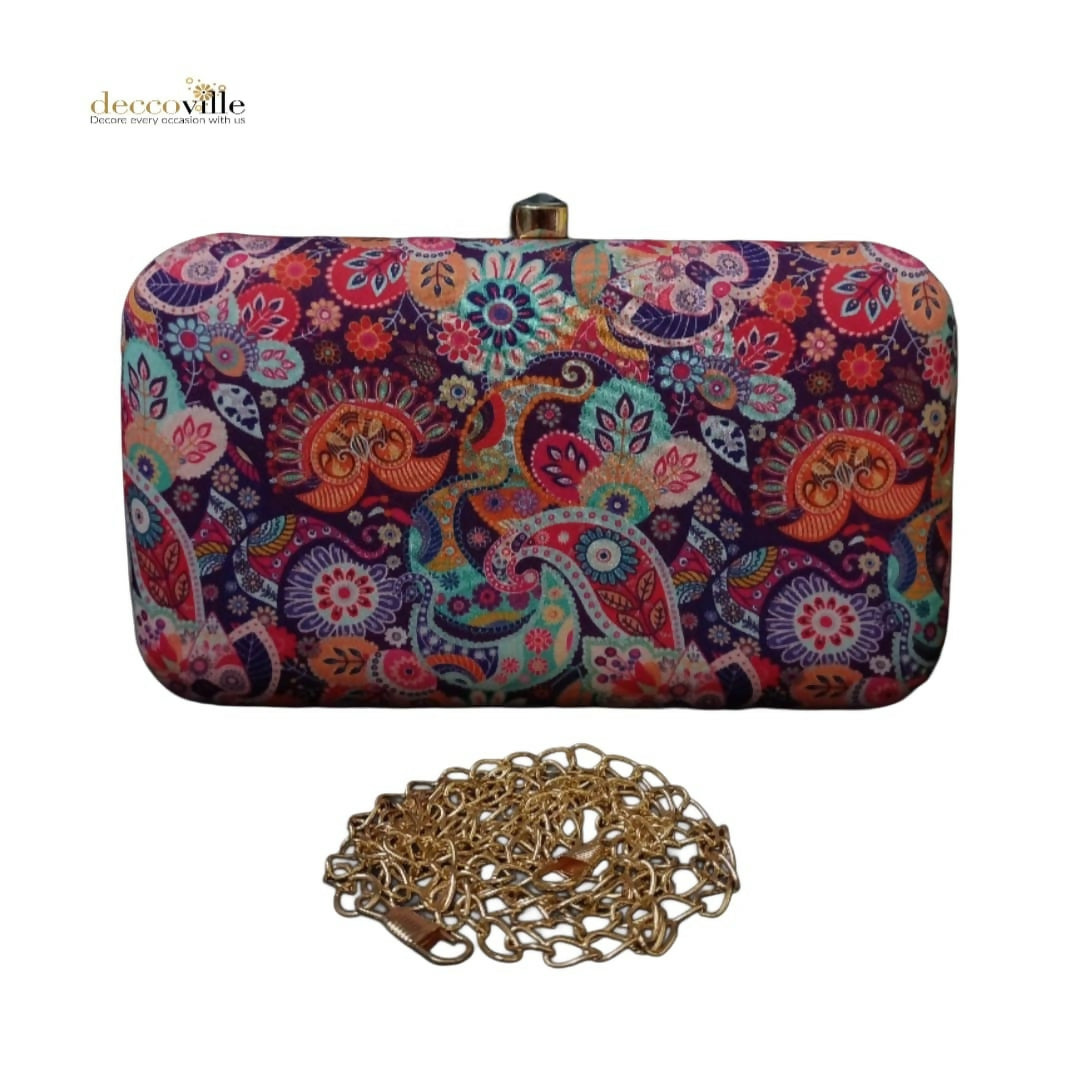 Elevate Your Look with a Trendy Digital Printed Clutch