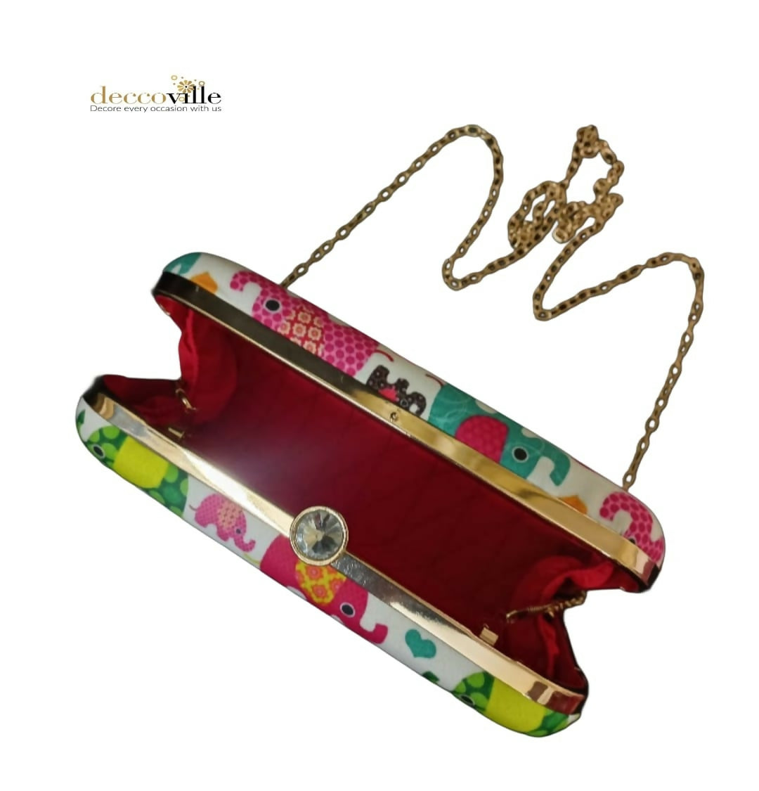 Elevate Your Look with a Trendy Digital Printed Clutch