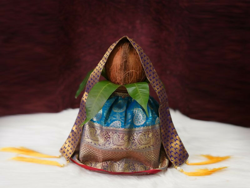 steel-blue-colour-kalash-vastra