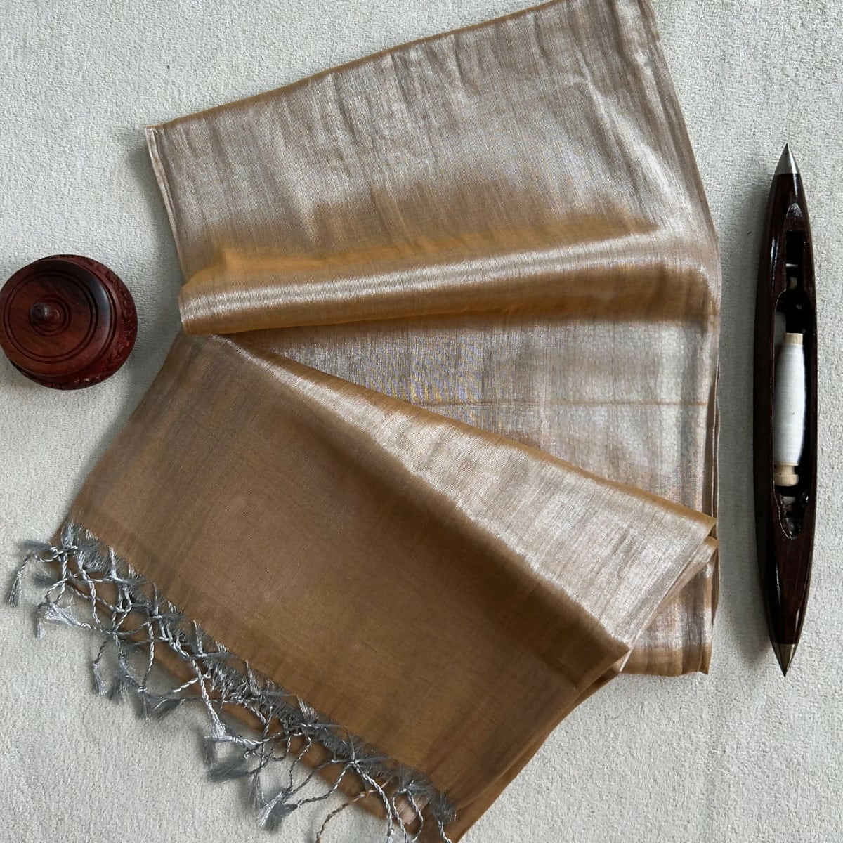 Raga Tissue Cotton Mul Saree