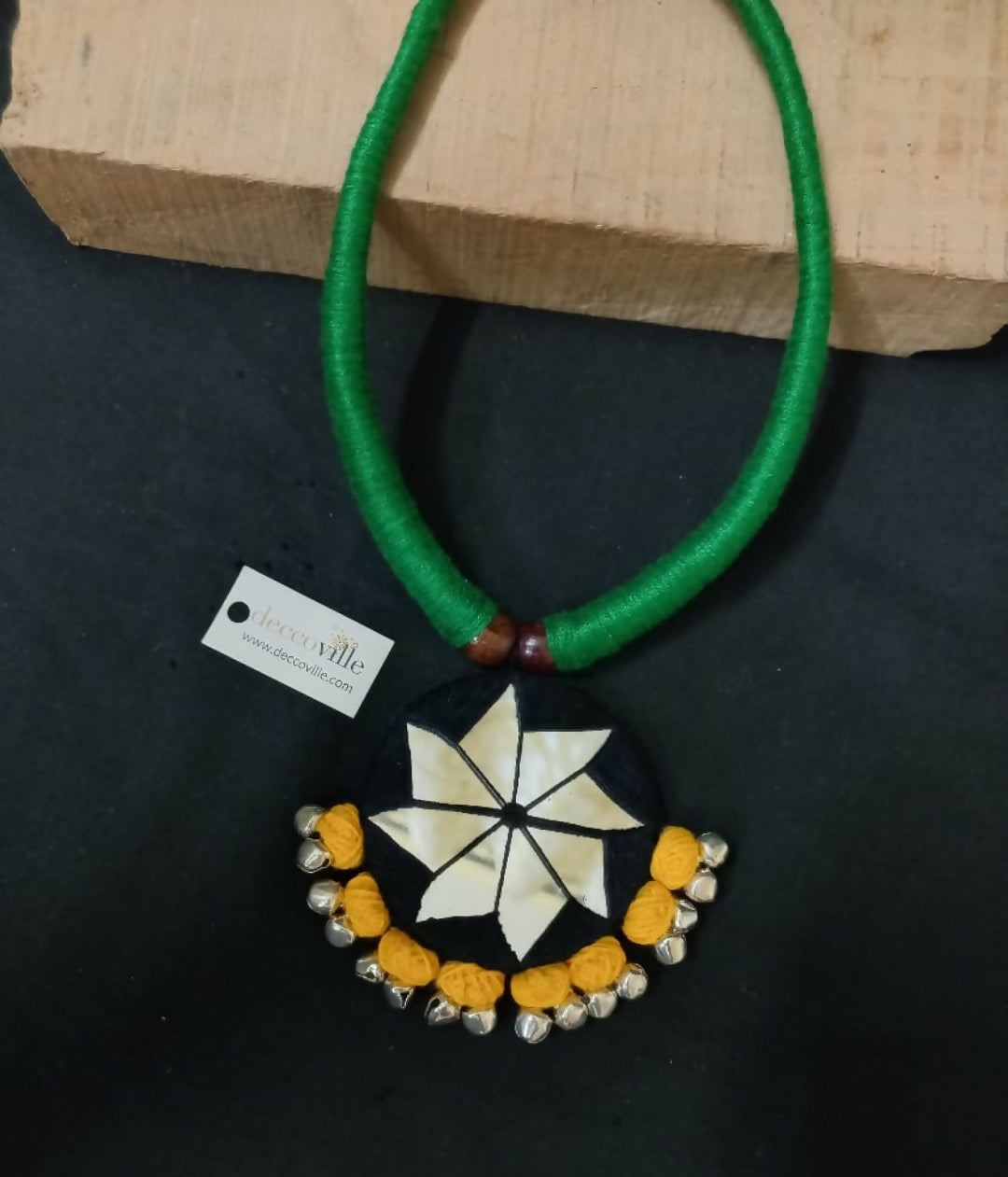 Fabric Cocktail Necklace