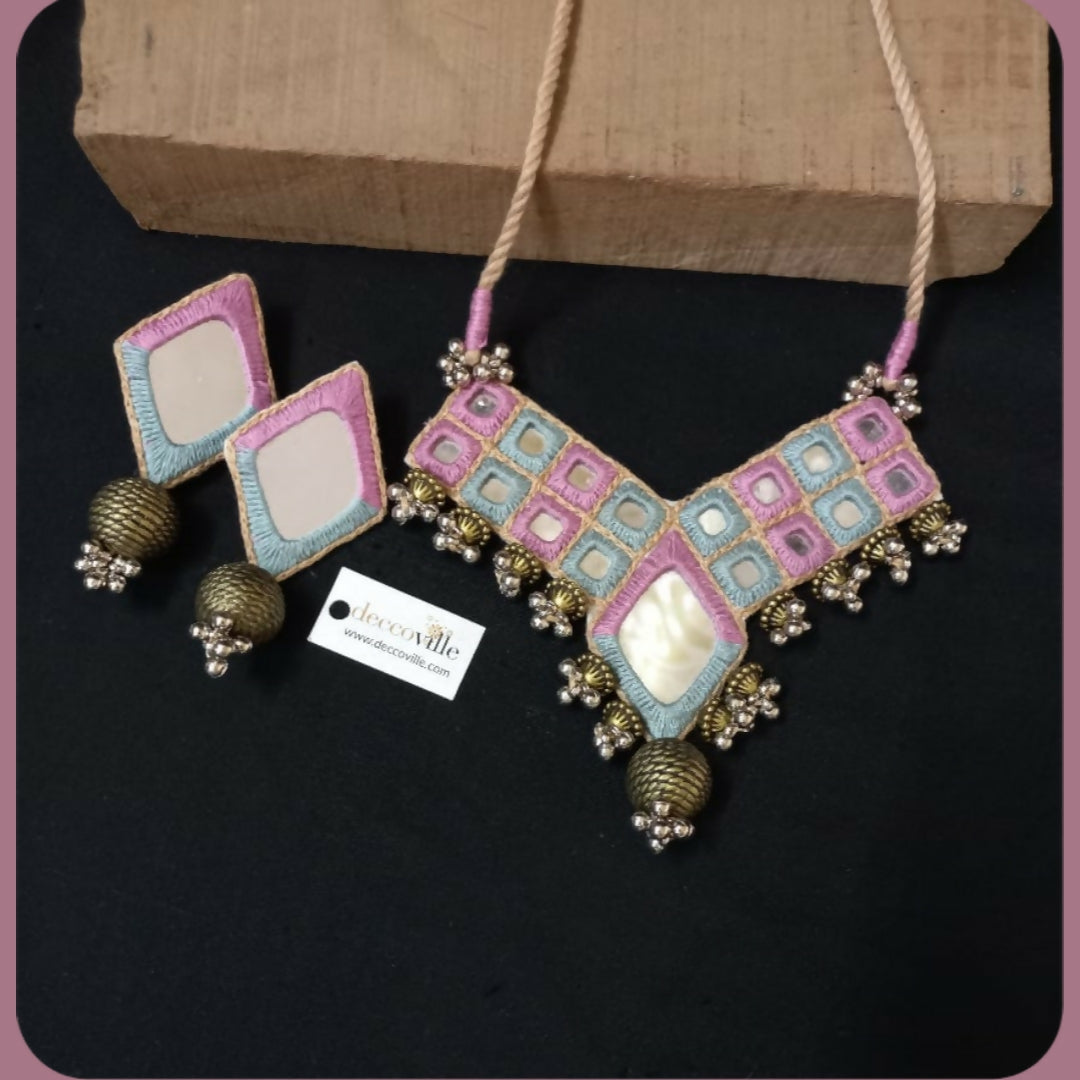 Aaina Charm Necklace Set