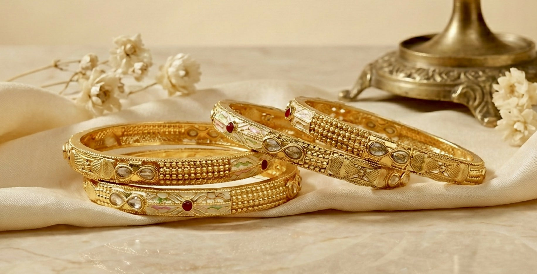 Meenakari Saumya Bangles