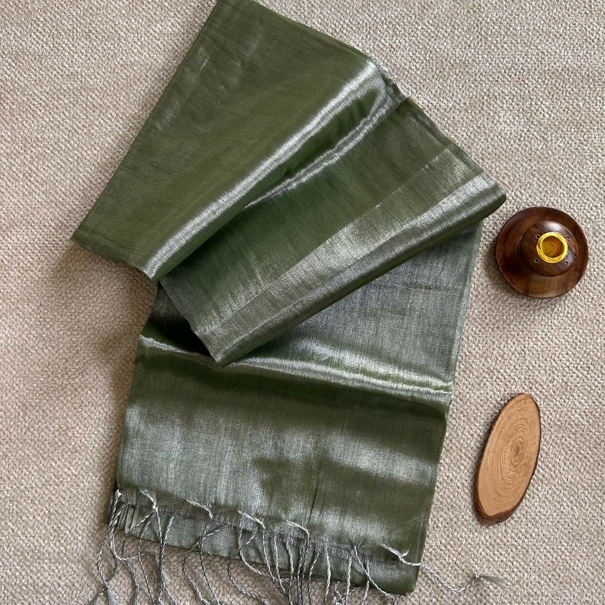 Raga Tissue Cotton Mul Saree