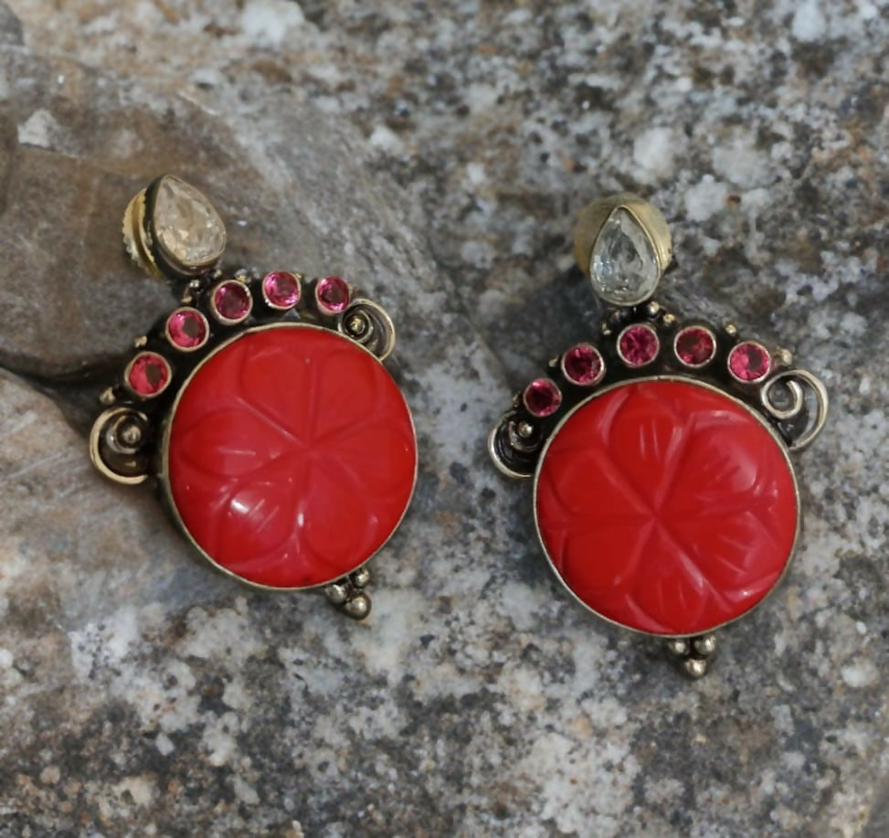 Stone Studs Earring