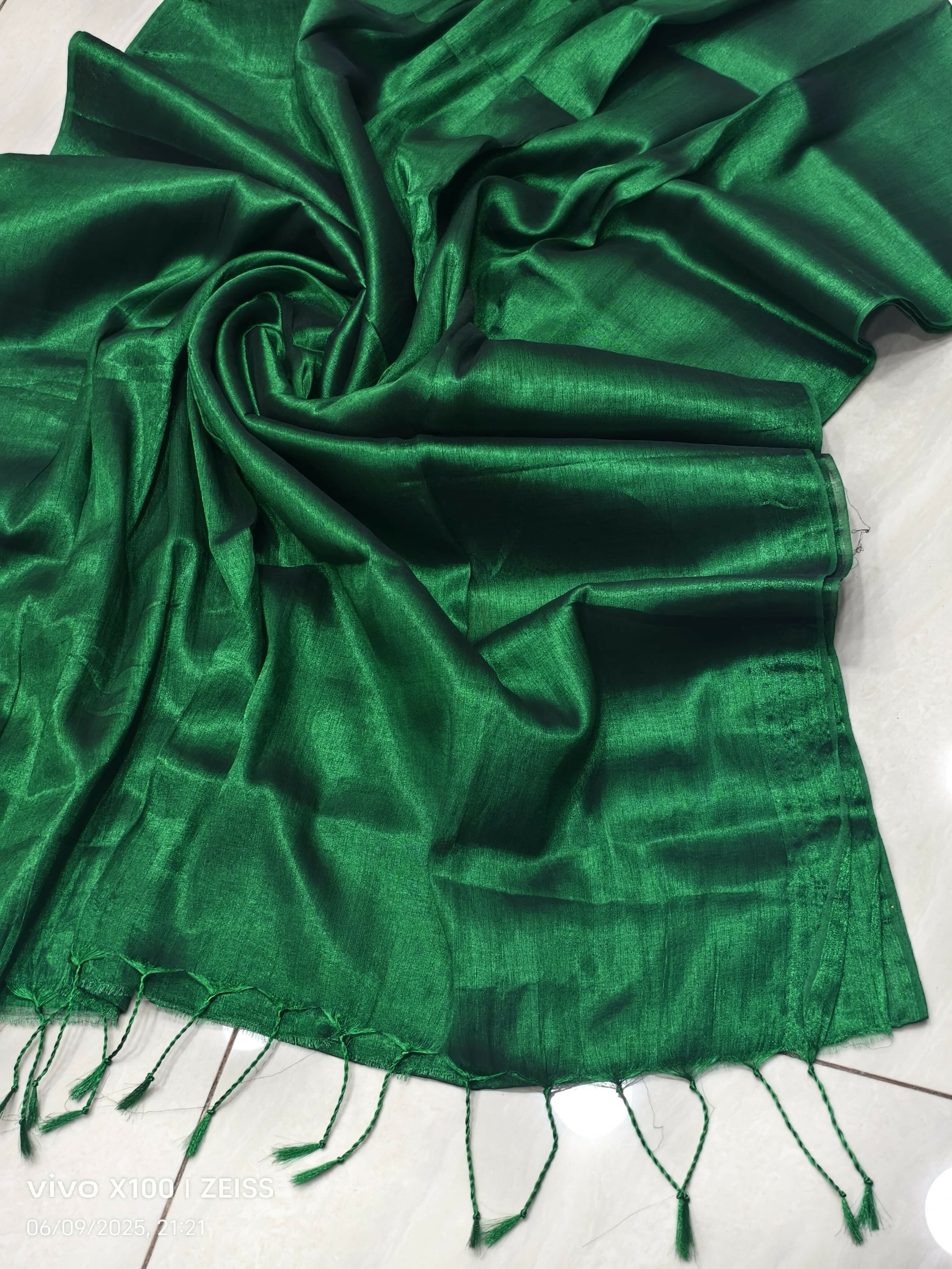 Raga Tissue Cotton Mul Saree