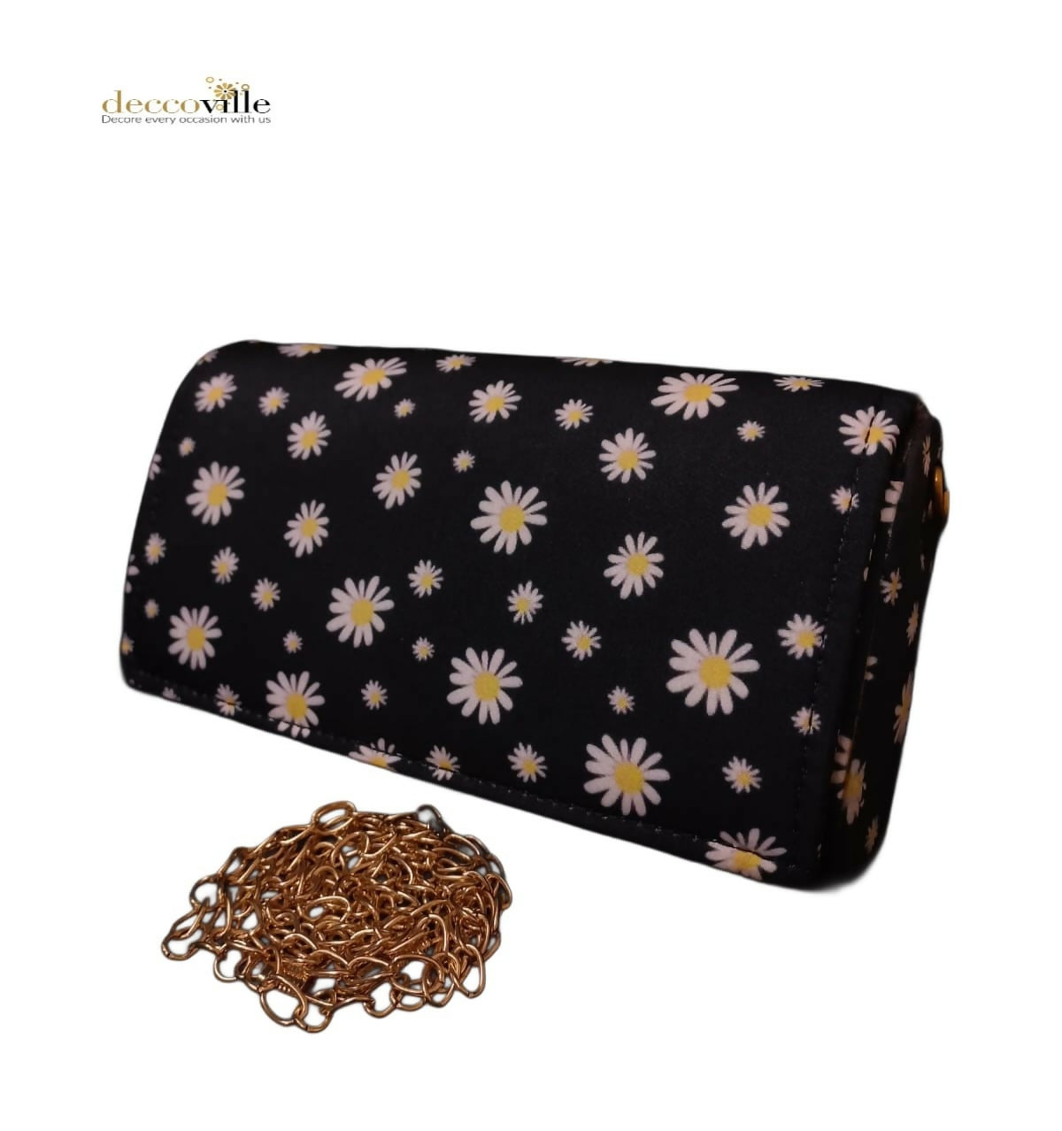 Stylish Fiber Clutch with Vibrant Digital Prints