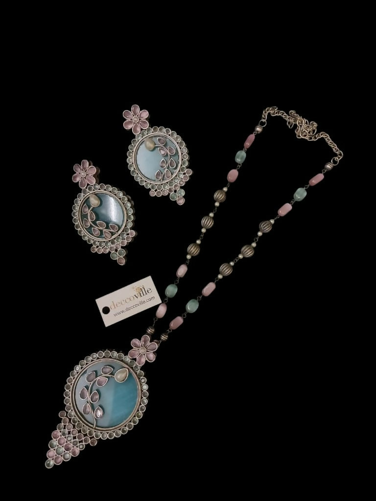 Floral Charm Pendant Set