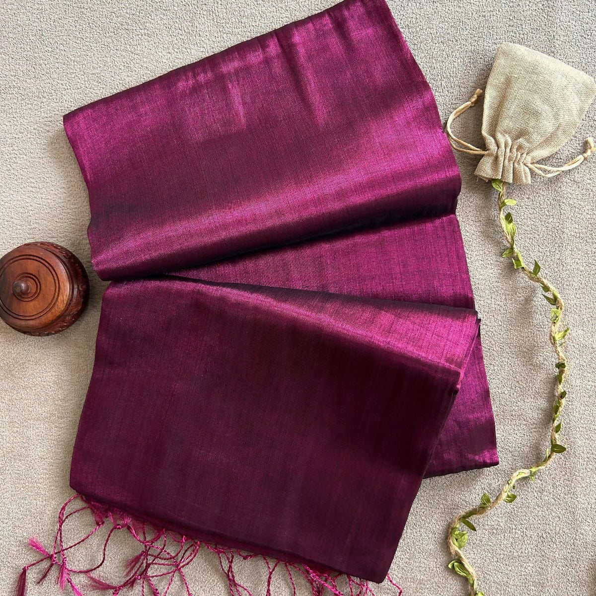 Raga Tissue Cotton Mul Saree