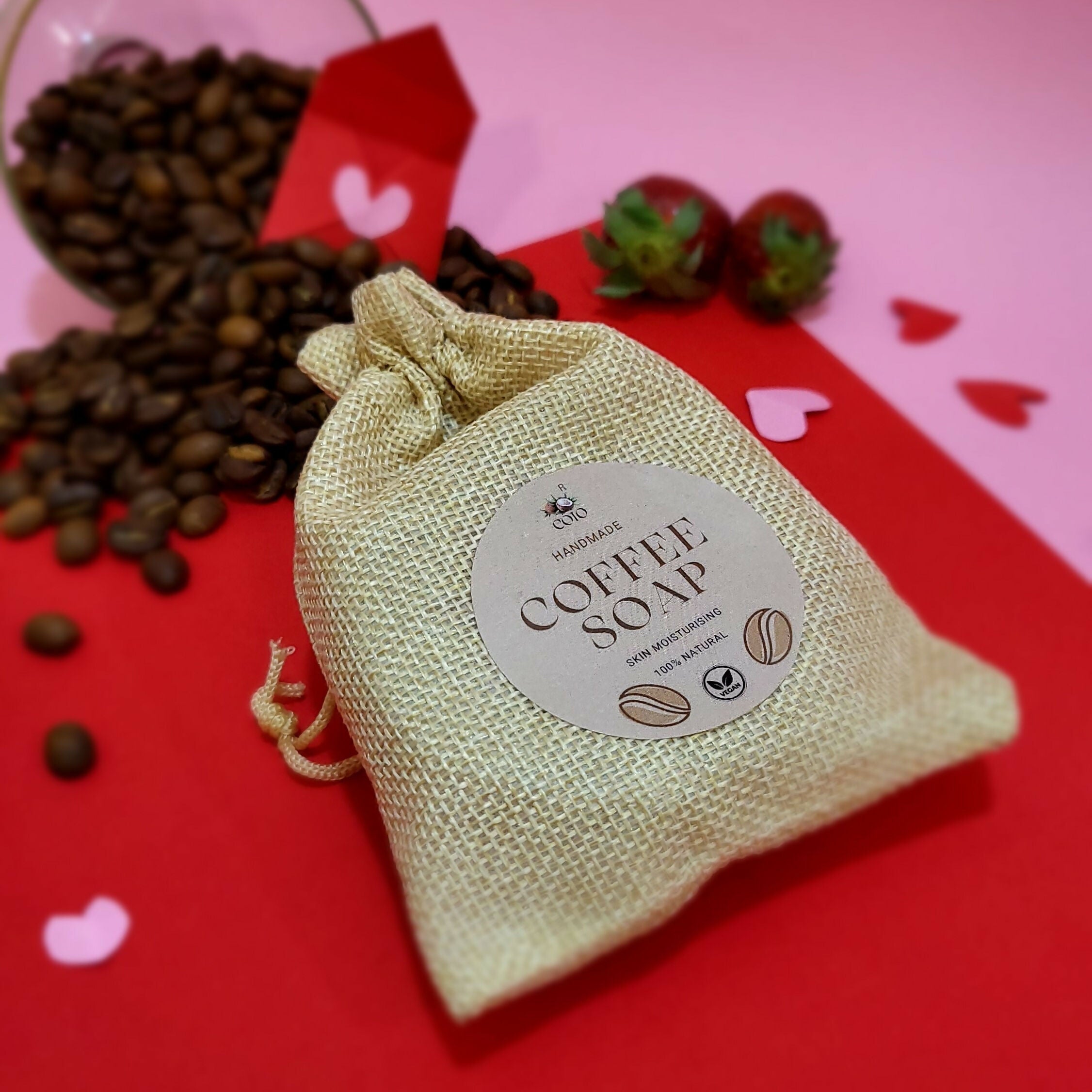 Coffee Soap Valentine Close