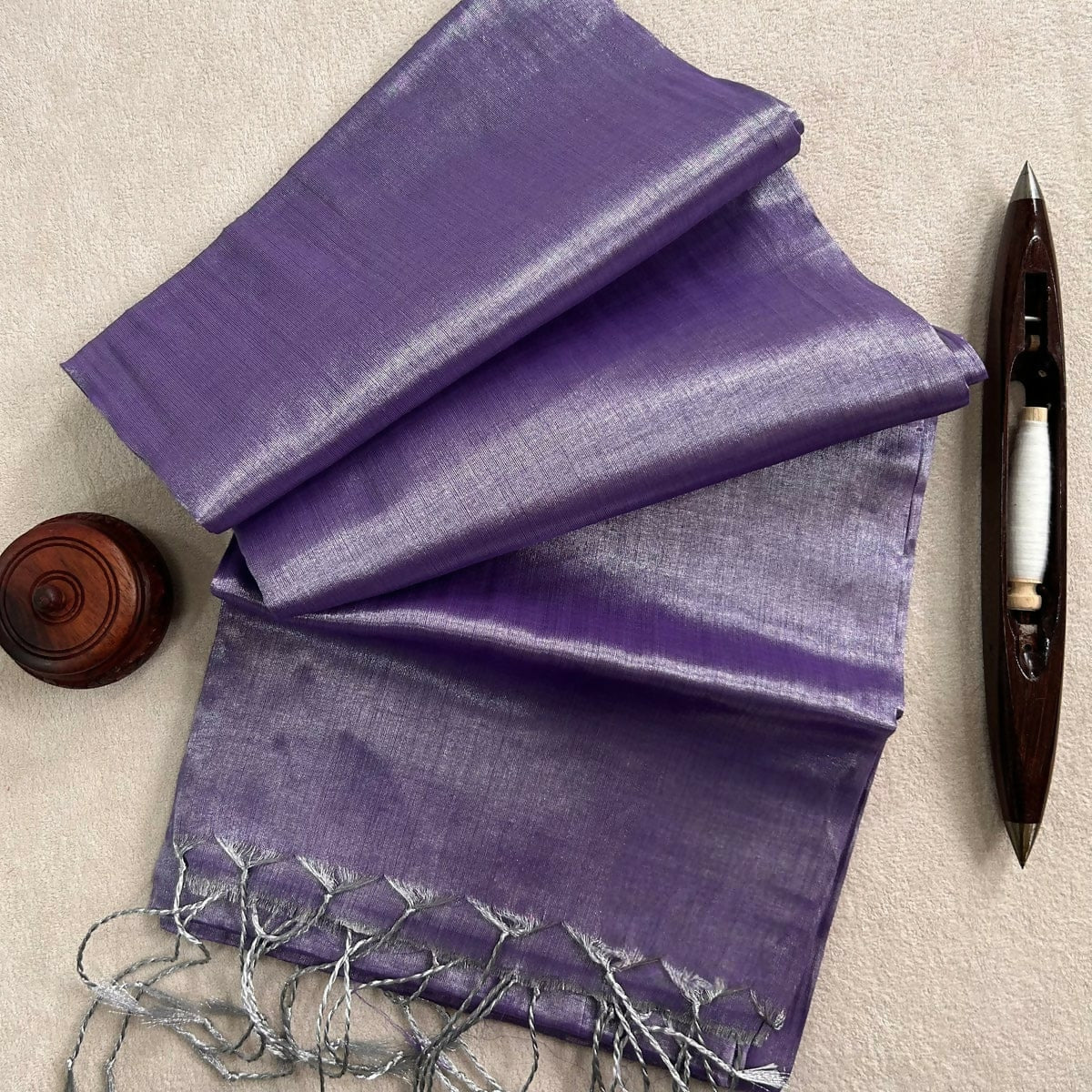 Raga Tissue Cotton Mul Saree