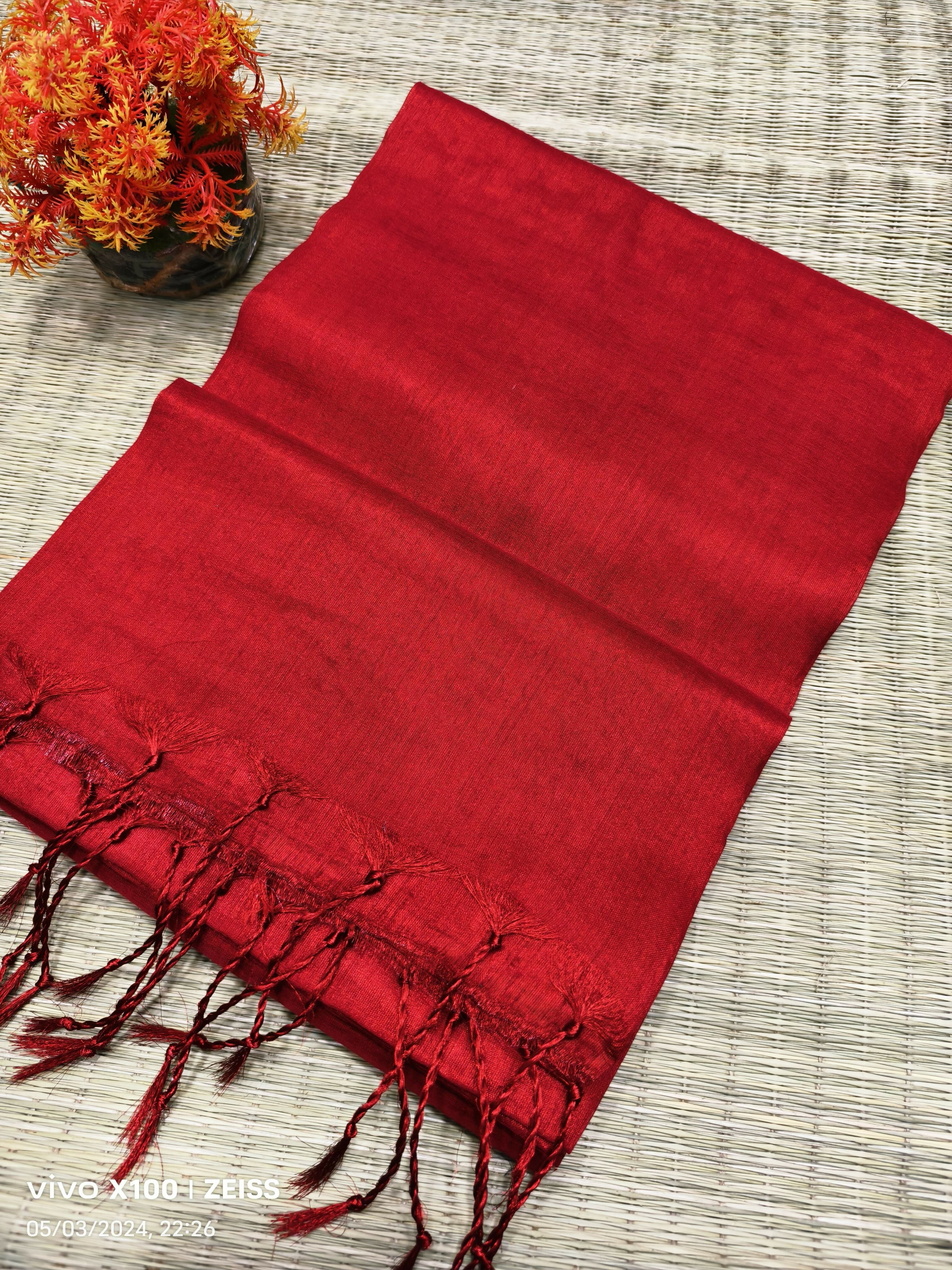 Raga Tissue Cotton Mul Saree