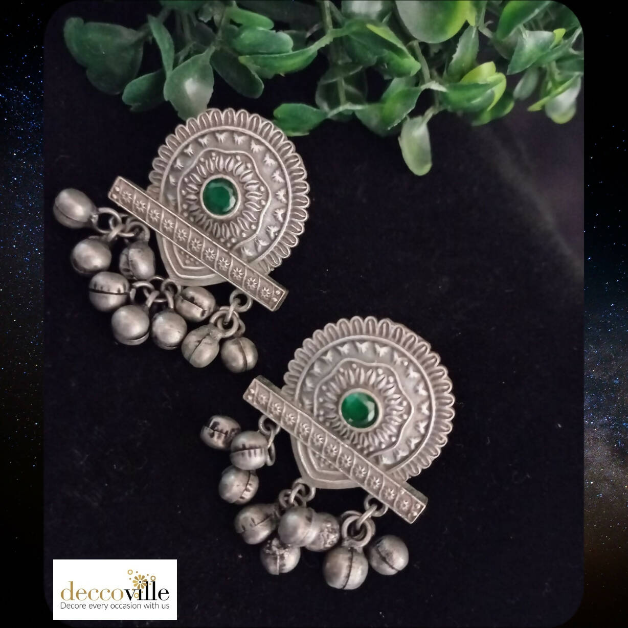 Round Ghungroo Stud Earrings