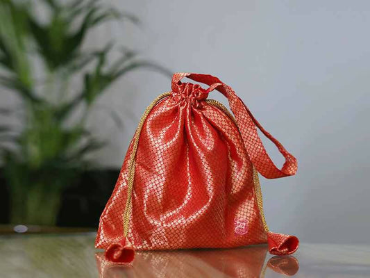 Paithani Batwa With Red Colour