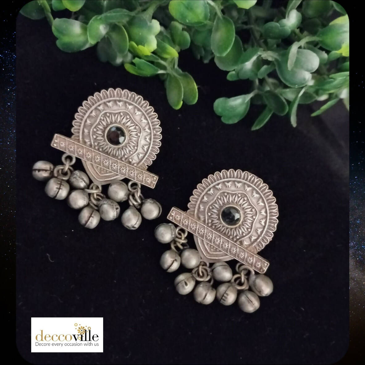 Round Ghungroo Stud Earrings