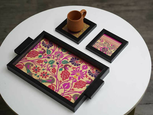Tray With Coster